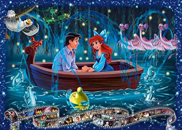 Ravensburger Disney Little Mermaid 1000 Piece Jigsaw Puzzle for Adults – Every Piece is Unique, Softclick Technology Means Pieces Fit Together Perfectly, Grey (19745)