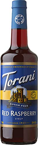 Torani Sugar Free Raspberry Flavor Syrup, 750ml - 750 ml (Pack of 1)