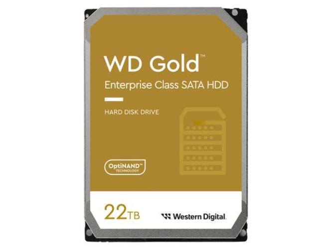 WD Gold WD221KRYZ 22TB 7200 RPM 512MB Cache SATA 6.0Gb/s 3.5" Internal Hard Drive