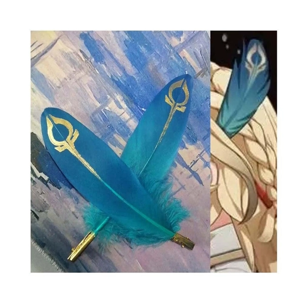 Genshin Impact Kaveh Feather Hair Accessory, Kaveh Cosplay Prop,Genshin Cosplay, Genshin Merch, New Character Cosplay,Birthday Gift
