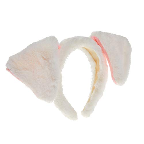 CHEU Puppy dog ears headband costume - White