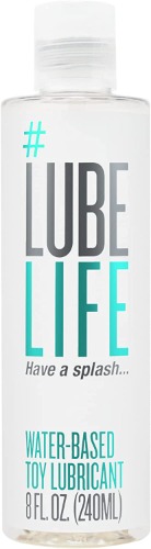 Lube Life Water-Based Toy Lubricant, Toy-Safe lube for Men, Women and Couples, Non-Staining, 8 Fl Oz - Toy Lube 8 Fl Oz (Pack of 1)