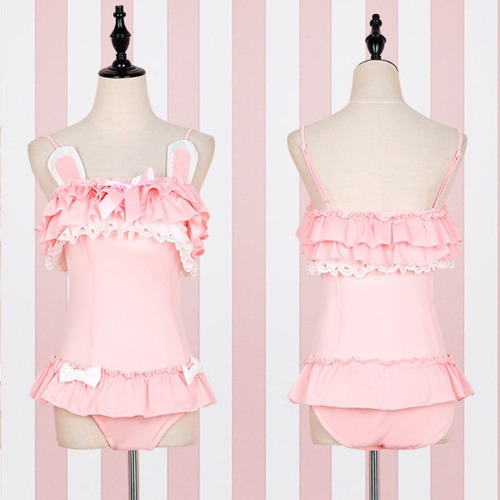 Sweet Bunny Romper - Pink Bunny / XL
