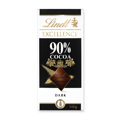 Lindt EXCELLENCE 90% Kakao, Chokladkaka - 100g - Skapad till perfektion
