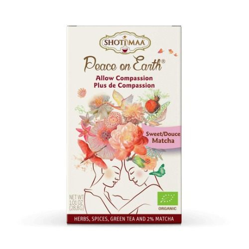 Shoti Maa - Peace on Earth Tea bio, 16 sachets - Matcha doux