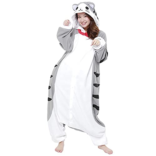 Tabby Cat Onesie Costume Kigurumi - Adults