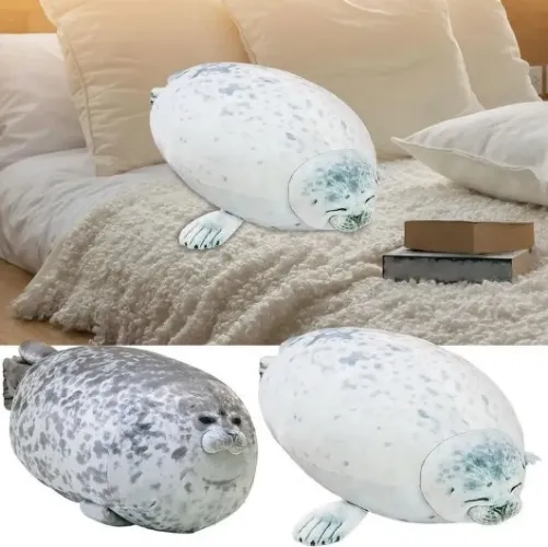  Animal de Peluche Foca Guatona Peluche, muñeca suave para dormir