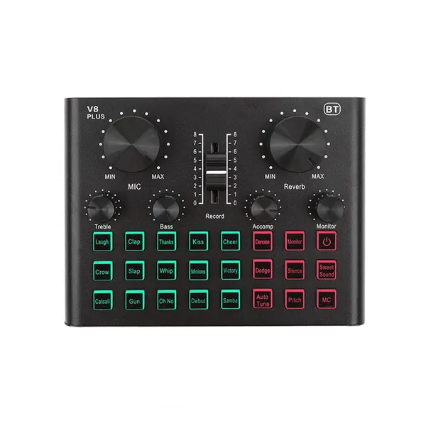 Tarjeta de sonido de estudio V8 PLUS