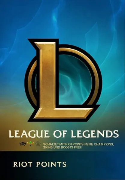League of Legends Gift Card - 600 Riot Points 