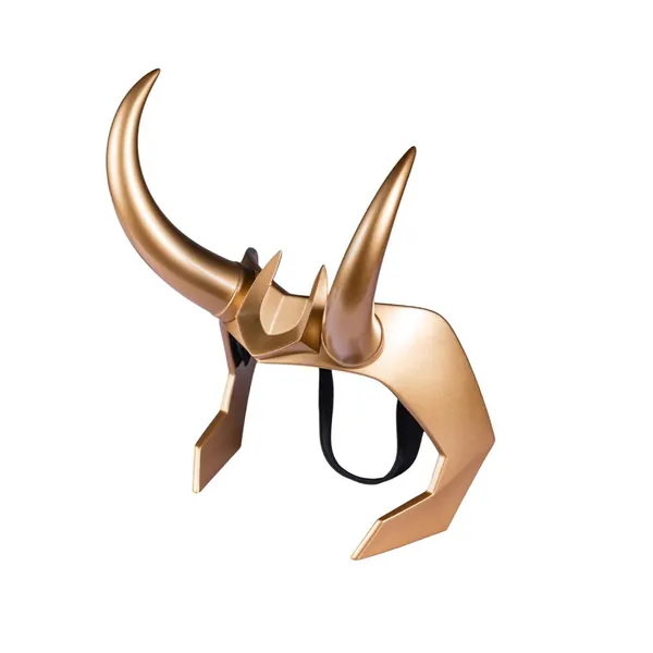 WELLMILLER Loki Horn Helmet, Loki for President Pin Accessories for Halloween Role Cosplay