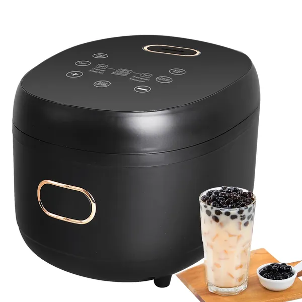 YJINGRUI Boba Cooker Commercial Boba Pot 5L Automatic Pearl Tapioca Cooker for Boba Tea & Bubble Tea & Milk Tea Touchscreen 110V - 