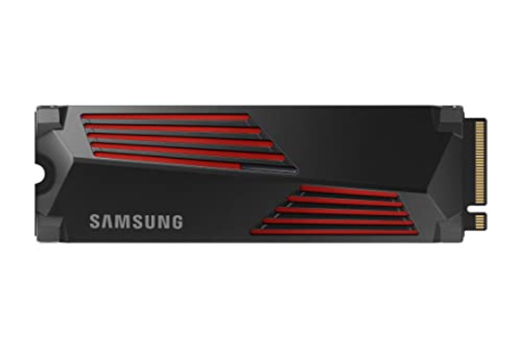 SAMSUNG 990 PRO w/ Heatsink SSD 2TB PCIe 4.0 M.2 Internal Solid State Hard Drive, Fastest Speed for Gaming, Heat Control, Direct Storage and Memory Expansion, Compatible w/ Playstation5, MZ-V9P2T0CW - 990 PRO w/ Heatsink - 2TB