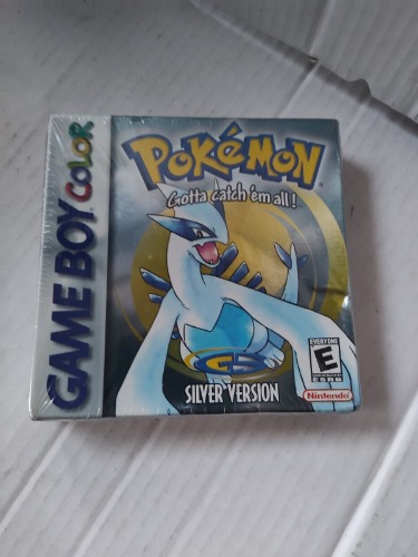 Nintendo Pokemon Silver Gameboy Color Factory Sealed Brand New Authentic H-Seam