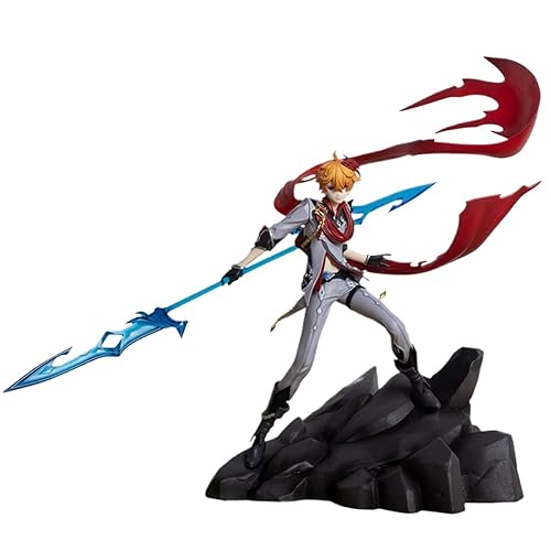 RZAHUAHU G-I Childe Tartaglia 1/7 Figure PVC 13.8IN Anime Game Snezhnaya Fatui Harbinger Character Desktop Ornaments Gift