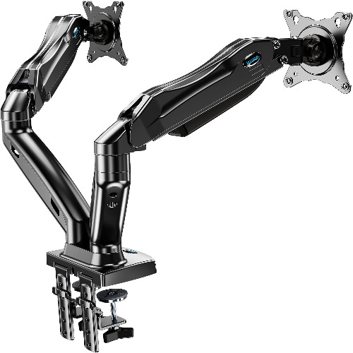 HUANUO Dual Monitor Stand for 13 to 27 inch Screens