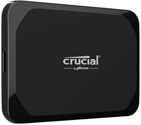 Crucial X9 1TB Portable SSD - Up to 1050MB/s Read - PC and Mac, Lightweight and Small with 3-Month Mylio Photos+ Offer - USB 3.2 External Solid State Drive - CT1000X9SSD902 - 1TB - X9