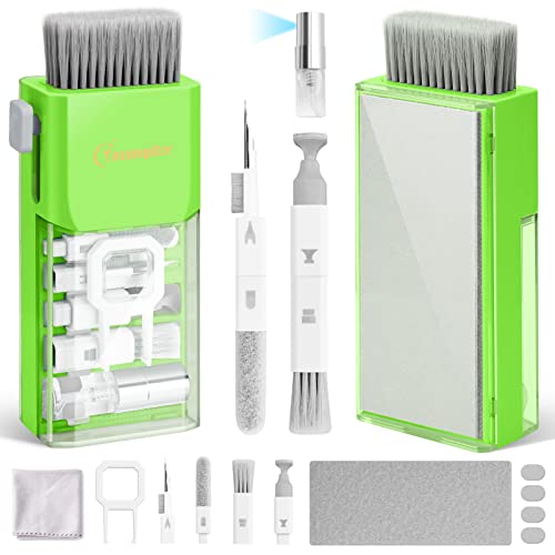 Laptop Screen Keyboard Cleaner Kit, Electronics Cleaning Tool for MacBook iPad iPhone Pro, Brush Tool for Tablet, Computer, PC Monitor,TV Camera Lens with Patent Light Green - LightGreen