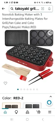 Nonstick Baking Takoyaki Maker