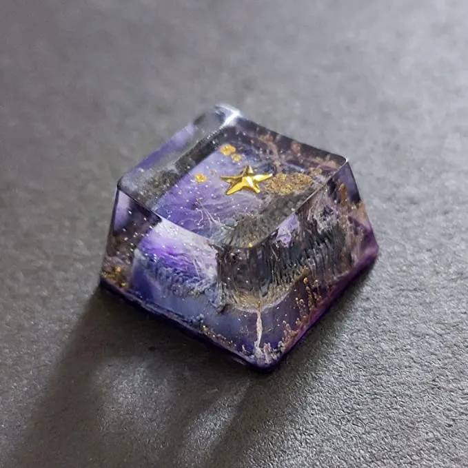 Amazon.com: Custom Resin Artisan Escape Keycaps (OEM, R4) for Cherry MX Gaming Mechanical Keyboards, Cool Esc Key Caps (Galaxy) : Electronics