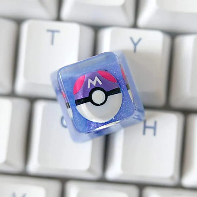 Amazon.com: Shunwei-shop Gaming Keycaps Pikachu Resin Keycaps for Cherry MX Swtiches (Master Ball) : Electronics
