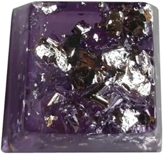 Amazon.com: YXZQ Keycaps 1pc Handmade Customized OEM R4 Profile Resin Keycap Keyboard RGB Translucent Keycap R1WC Keyboard Universal (Color : Purple Powder) : Electronics