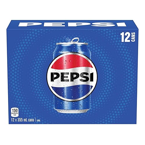 Pepsi cola Cans, 355 millilitre (Pack of 12) - Packaging May Vary - Pepsi
