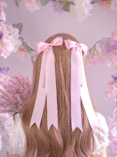 Starlight Kiss Magica Bows (pink) - 2 Bow Bundle (pink + pink)