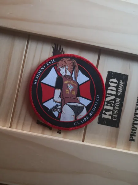 Biohazard Inspired, Claire Redfield Fan Art, Evil Resident, morale patch