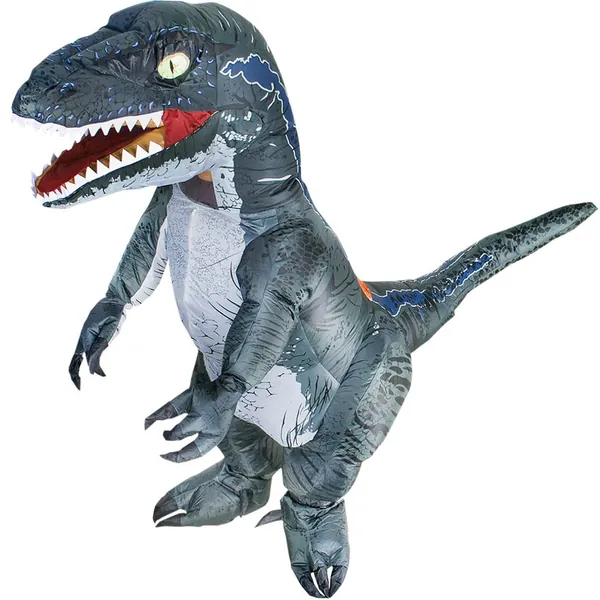 Blue Inflatable Adult Dinosaur Costume