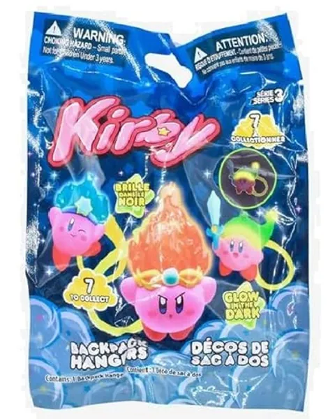 Kirby - Glow in The Dark Backpack Hangers - Series 3