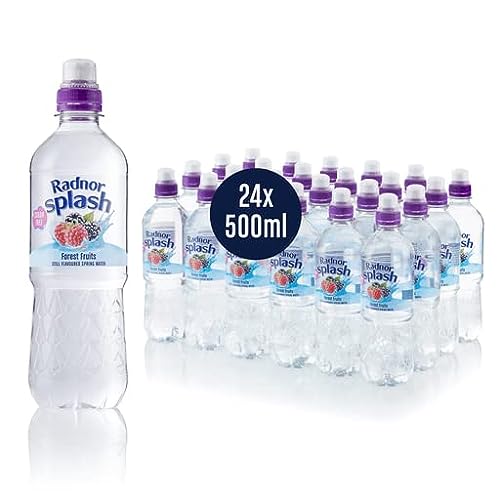 Radnor Splash Forest Fruits SUGAR FREE Flavoured Water 24x500ml multipack - Forest Fruits - 500 ml (Pack of 24)
