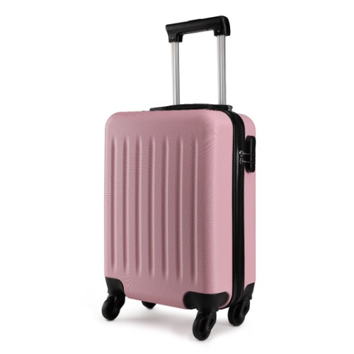 Kono Spinner resväska hårt skal 4 hjul S 28 liter bagage med 4 hjul rosa, rosa, Height:48cm, Length:30cm, Width:20cm, Bärväska