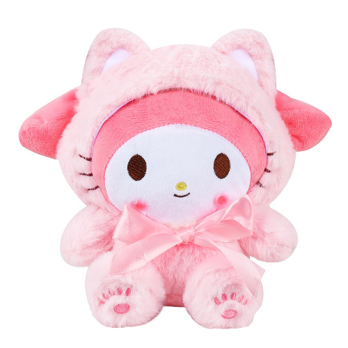 My Melody Pluche Knuffel, My Melody Knuffel, My Melody Karikatuur Pluche Knuffel, Pluche Knuffel Cadeau voor Kinderen en Knuffelliefhebbers 20cm