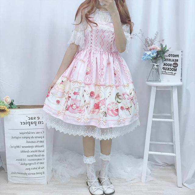 Sweet Candyland Dress - Pink Dress Only