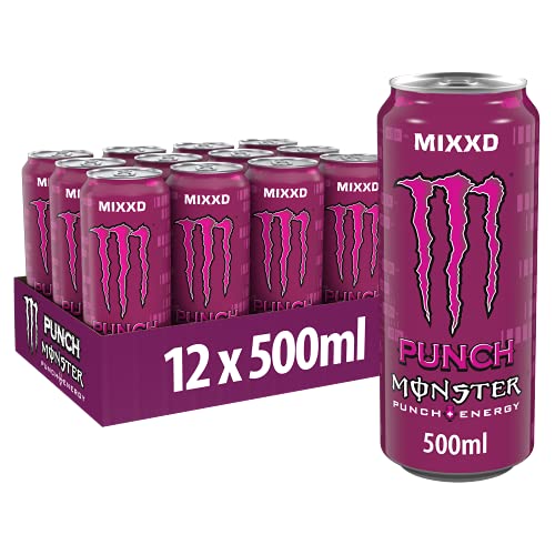 Monster Punch Energy Drink Can 500 ml (Pack of 12)