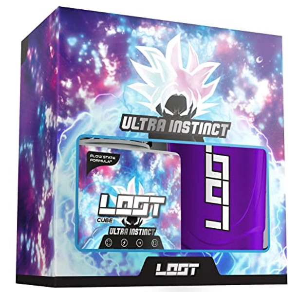 LOOT® - Premium Energy Drink Powder with Flow-State® Formula| 50 Servings (400g) with caffeine | 20 ingredients | Unique Design | concentration and energy formula| Ultra Instinct Bundle Pack