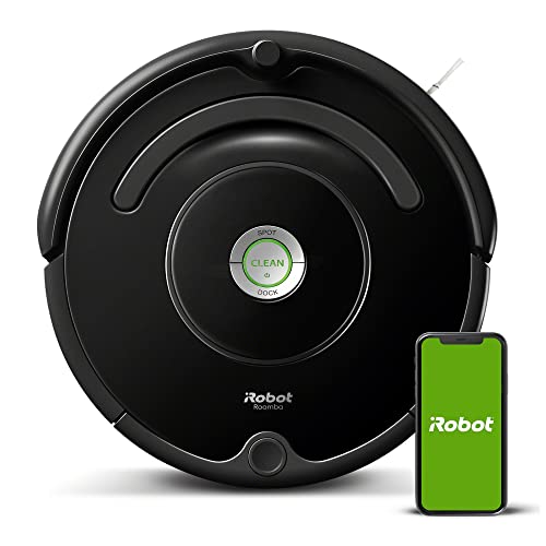 iRobot Roomba 675 Robot Vacuum-Wi-Fi Connectivity, Works with Alexa, Good for Pet Hair, Carpets, Hard Floors, Self-Charging - Roomba 675