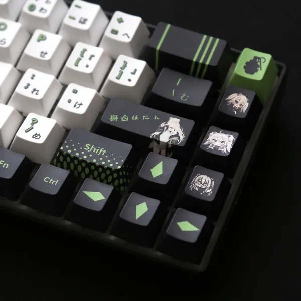 Vtuber Hololive JP Shishiro Botan Theme PBT Keycaps