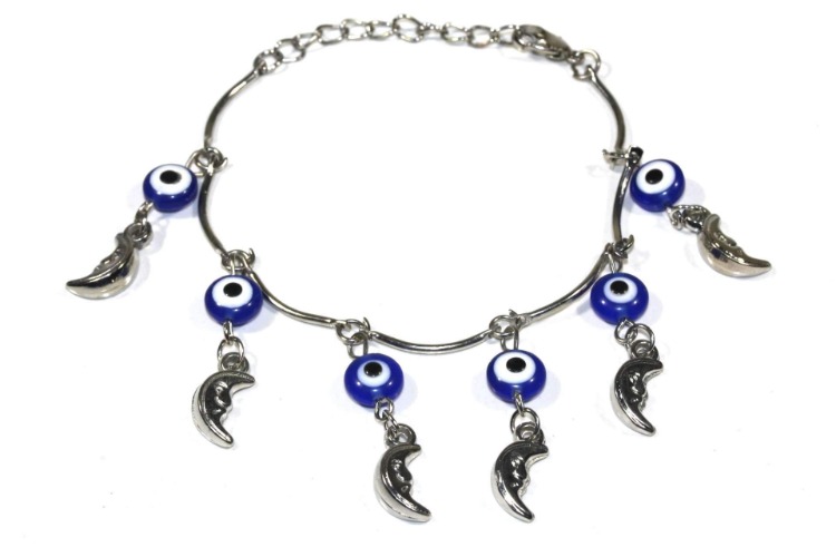 Evil Eye Protection & Serenity Bracelet - Blue