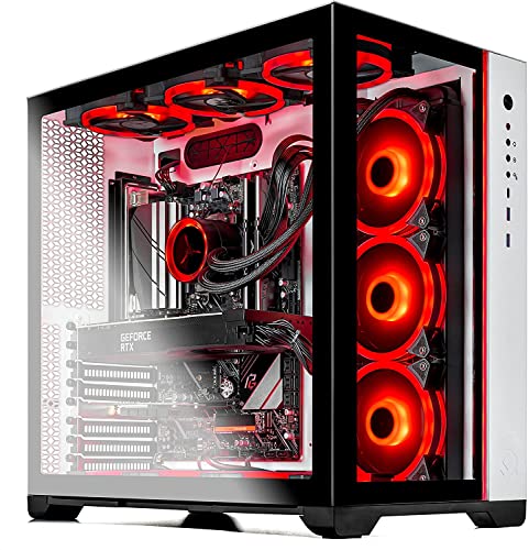 Skytech Gaming Prism II Gaming Computer PC Desktop - AMD Ryzen 7 5800X 8-Core 3.8GHz, RTX 3080 Ti 12G GDDR6X, 1TB NVMe Gen4 SSD, 16GB DDR4 3200, RGB Fans, 360mm AIO, AC WiFi, Windows 11 Home 64-bit - 5800X | 3080 Ti