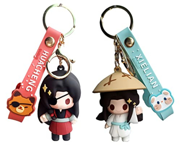XFApreal Anime Heaven Official’s Blessing Xie Lian Hua Cheng Keychians Tian Guan Ci Fu Keyring Keychains - Xielian and Ghost King