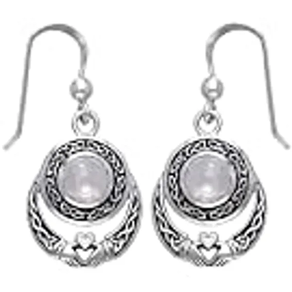 KWUNCCI Shamrock St. Patrick's Day Earrings Celtic Knot Claddagh Dangle Drop Irish Earrings for Women