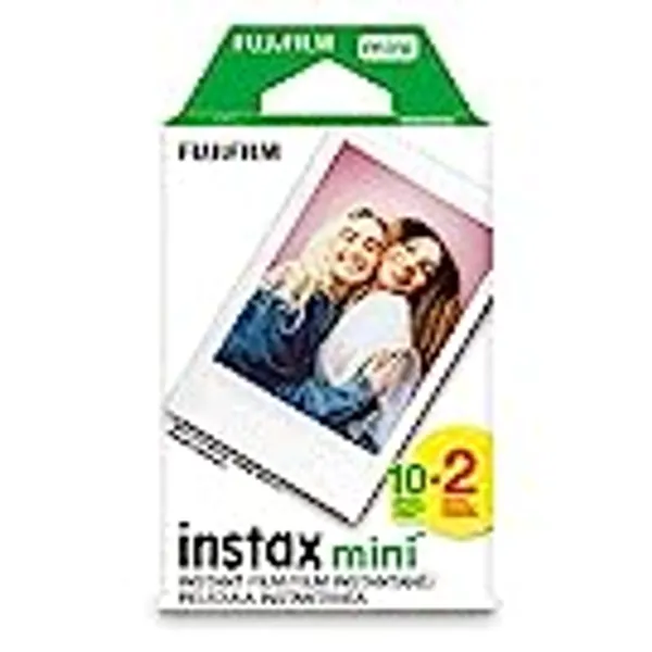 Fujifilm Instax Mini Instant Film Twin Pack (White)