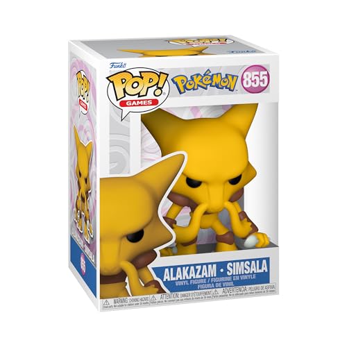 Funko POP! Games: Pokemon - Alakazam - Collectable Vinyl Figure - Gift Idea - Official Merchandise - Toys for Kids & Adults - Video Games Fans - Model Figure for Collectors and Display