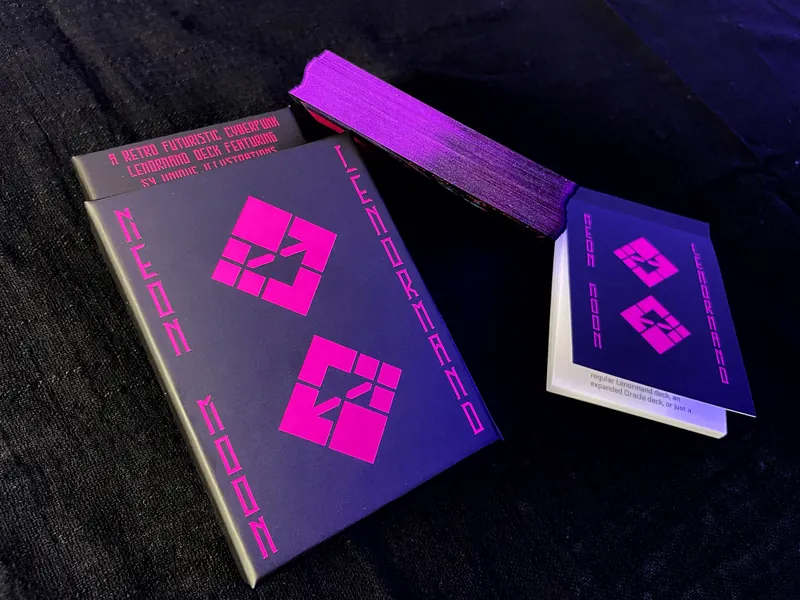 Neon Moon Lenormand with Rigid Box and Booklet - 1st Edition