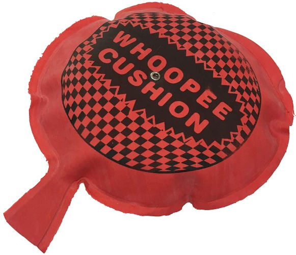 NOVELTY GIANT WWW.NOVELTYGIANT.COM Whoopee Cushion Self-Inflating Assorted Colors - 