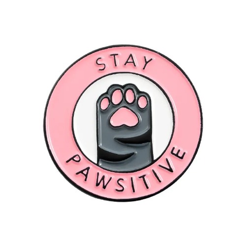 Pawsitive Enamel Pins - Style 1
