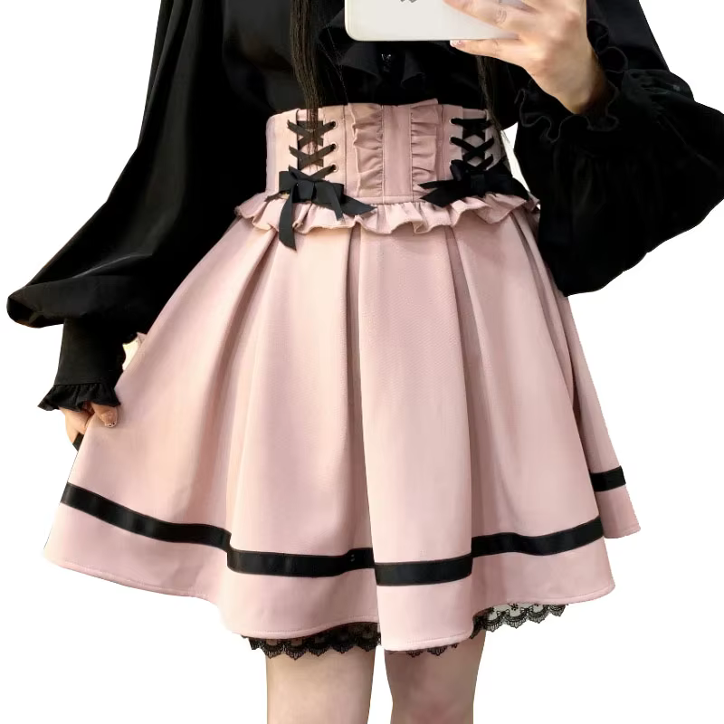 Japanese Gothic Y2k Skirt