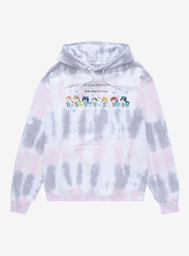 Sanrio Hello Kitty and Friends x Attack on Titan Tie-Dye Hoodie - BoxLunch Exclusive