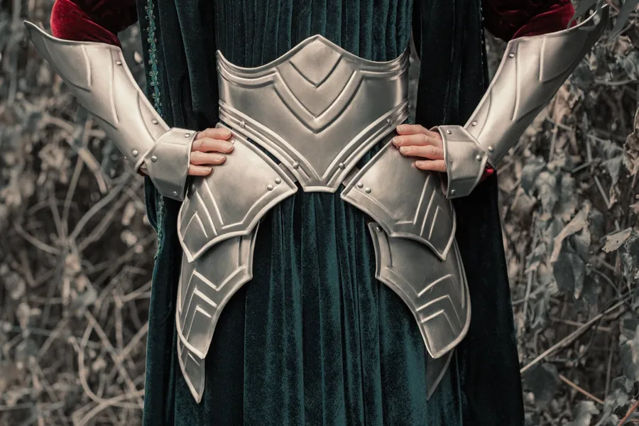 Elf armor skirt with hips, warrior female costume, cosplay women's medieval clothing, Renaissance body protection, custom made, handcrafted